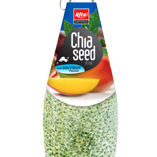 290ml Chia Seed drinks with Mix Fruit Flavour